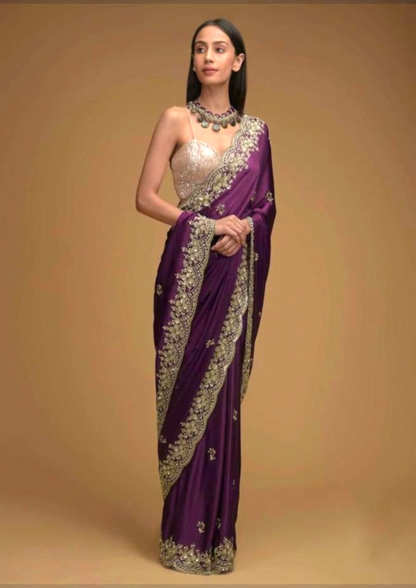 Pure Soft  Rangoli saree