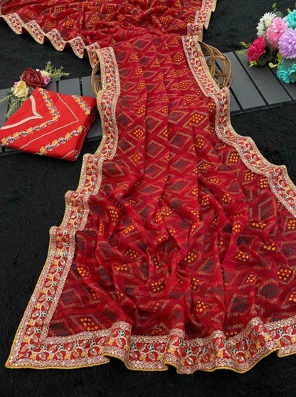 Bandhani Saree*