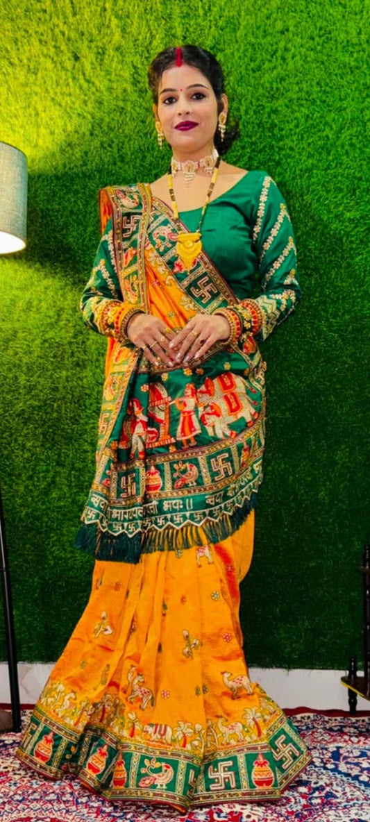 hand diamond work saree