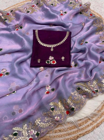 Two Ton Fendy Chiffon saree